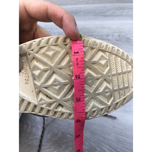 Converse Chuck Taylor All Star Womens Sneaker Boot 8 Brown Leather CHigh Shoes - Picture 9 of 9